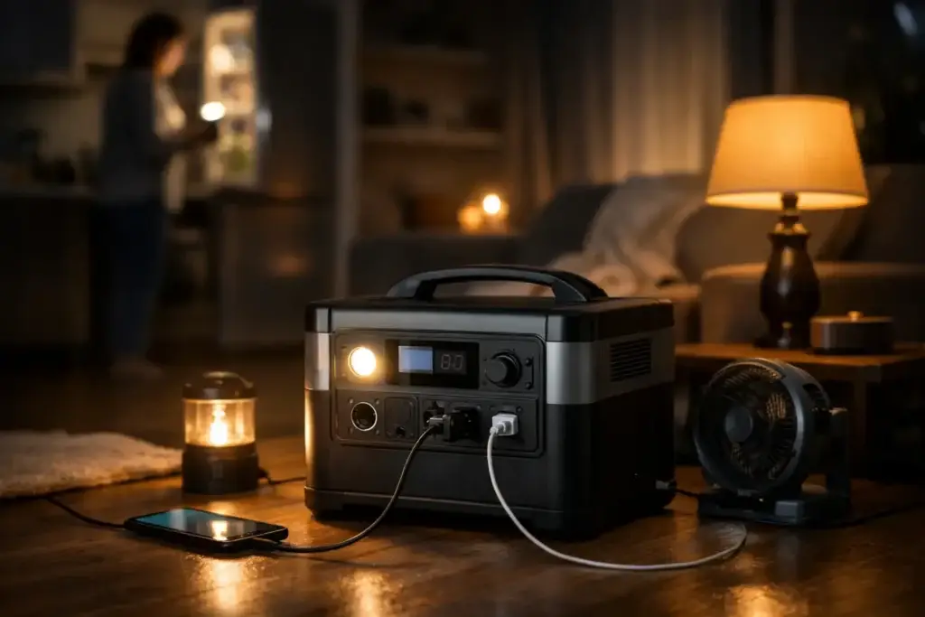 Portable Power Station Emergency Use at Home